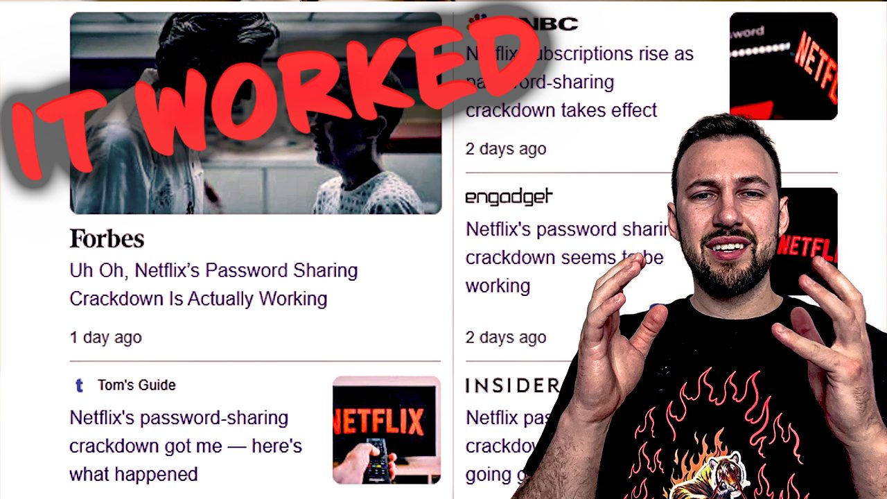 Netflix Password Crackdown is a Success - Here's why That's a Bad Thing For Users